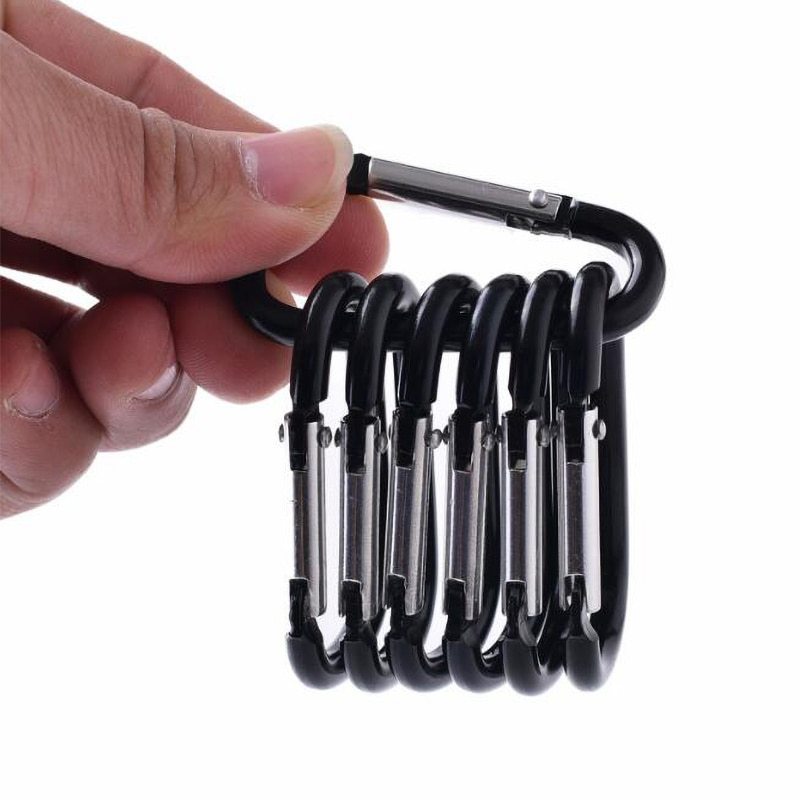 Lot de 10 Mousquetons en Aluminium