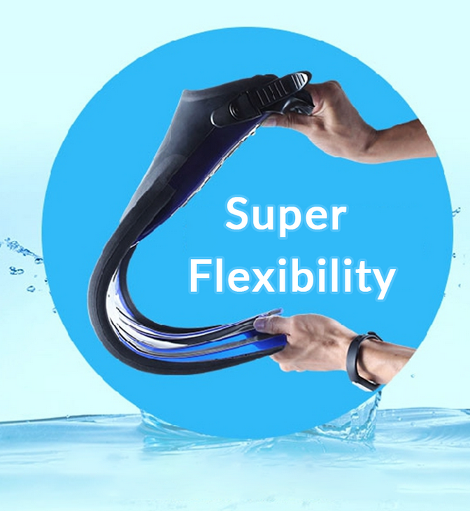 Palmes de plongée professionnelles à longues lames AF700