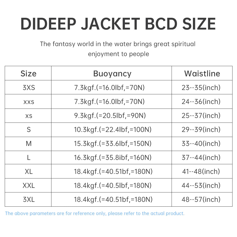 Gilet Stabilisateur de Plongée DIDEEP