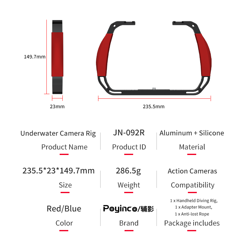Support de Caméra Sous-Marine Poyinco