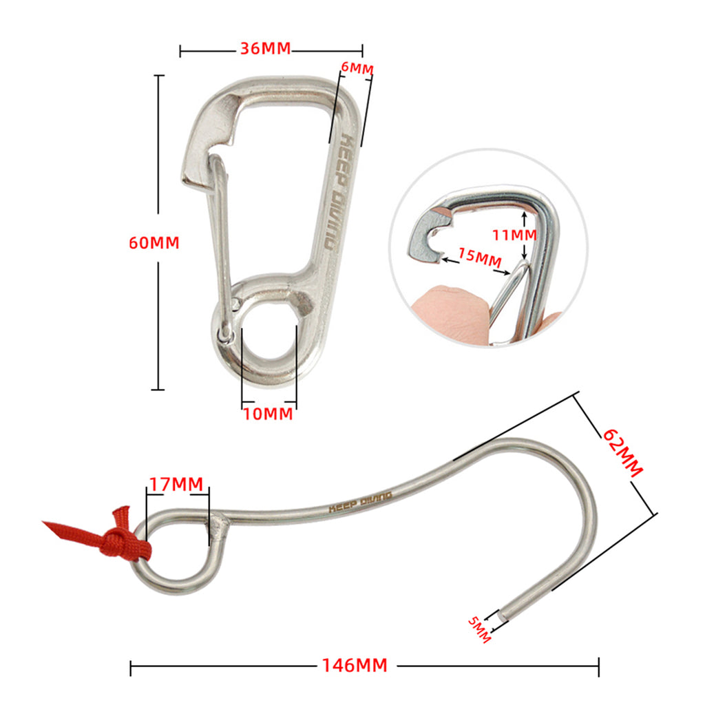 Crochet de Dérive de Plongée