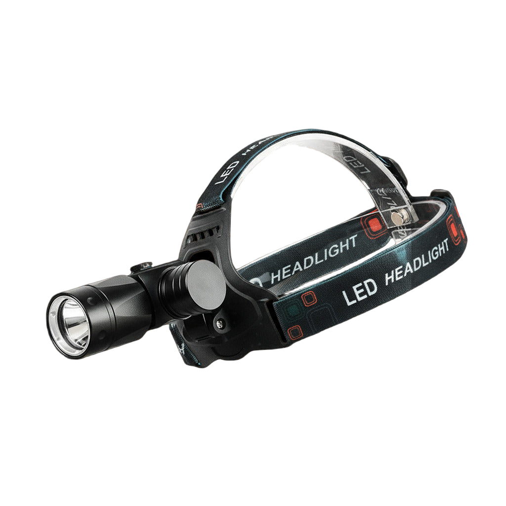 Lampe Frontale de Plongée L2 – 10W, Étanche 80 m